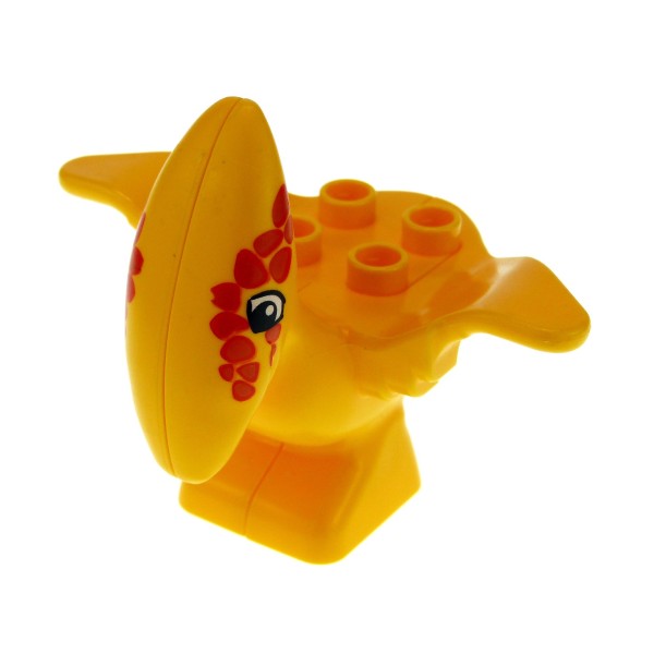 1x Lego Duplo Tier Dino Pteranodon gelb orange Punkte Flug 4515973 31057pb02
