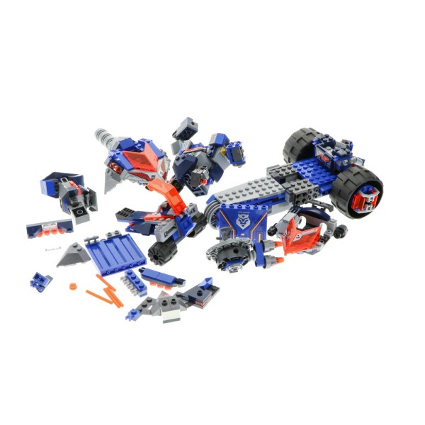1x Lego Teile für Set Nexo Knights 70315 70317 70327 blau grau unvollständig