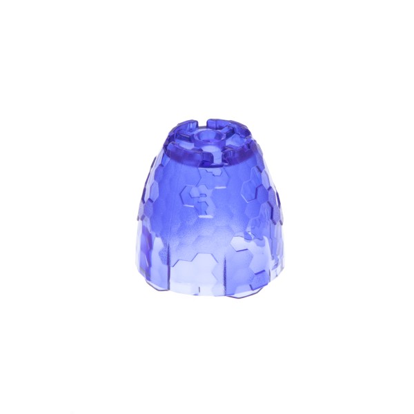 1x Lego Container Alien Pod Hälfte transparent violette Facette 4x4x3 11598