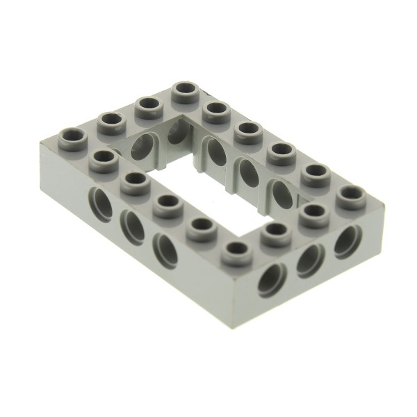 1x Lego Technic Bau Rahmen Stein alt-hell grau 4x6 Lochstein 4155381 40344 32531