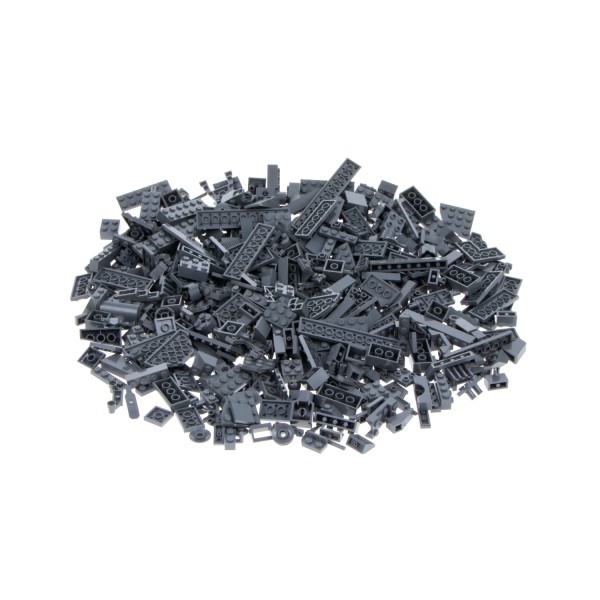 0,5 kg Lego Basic Sonder Steine neu-dunkel grau Kiloware gemischt