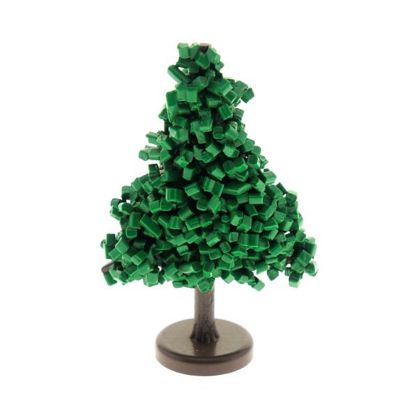 1 x Lego System Pflanze Baum grün Granulat grob Pinie Nadelbaum Tannenbaum Base Stamm braun GTPine