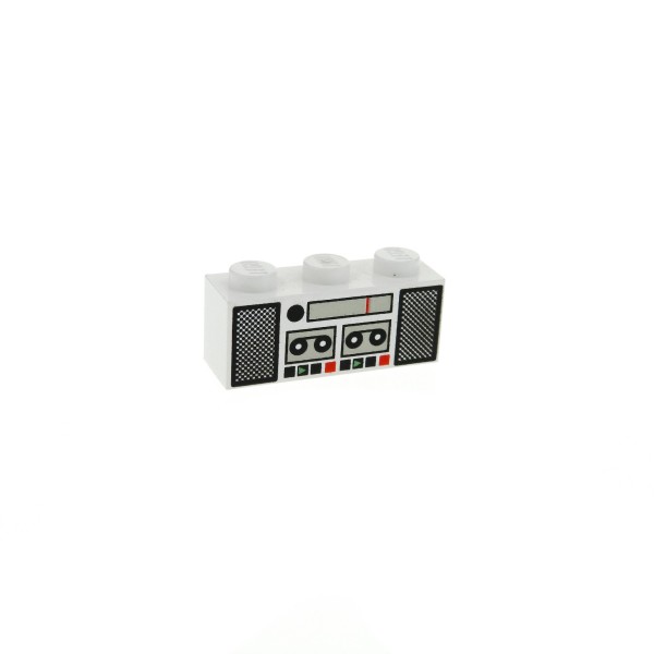 Radio LEGO  1 x Stein 3622px1 weiß 1x1 bedr Hörer 6190 rot 4560 4561 646 