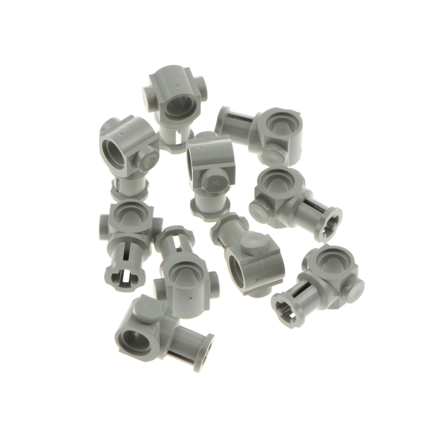 Lego 5 x Technic Achs Pin Verbinder 3651 alt hellgrau 
