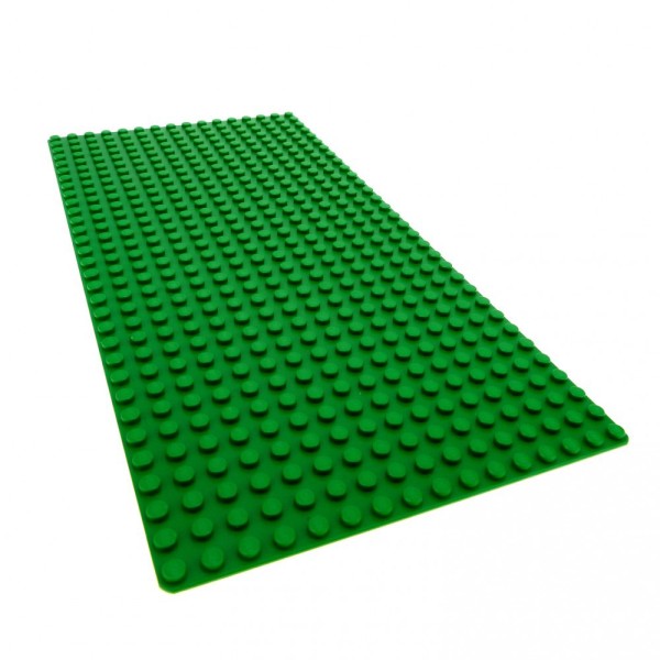1x Lego Bau Platte 16x32 B-Ware beschädigt grün flach Grundplatte 3857 2748