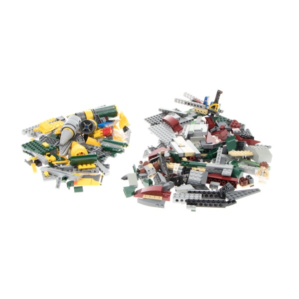 1x Lego Teile Set Star Wars Slave I (3te Edition) 8097 7930 grün unvollständig
