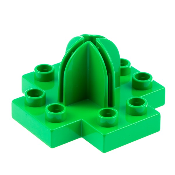 1x Lego Duplo Kulissen Halter Stein Platte grün 4x4 Theater Hintergrund 42058