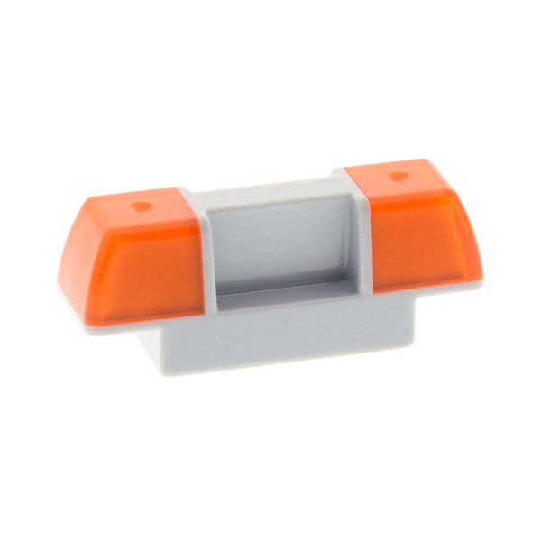 1x Lego Duplo Auto Sirene Warn Leuchte orange neu-hell grau Feuerwehr 2318c02