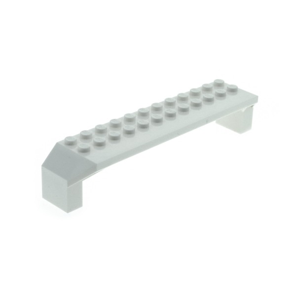 Brücke/Rundbogen/Radkasten 2x14x2 1/3 30296 in weiß aus 7739 7633 Lego 