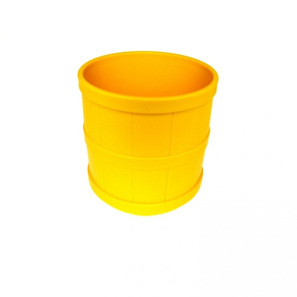 1x Lego Duplo Tonne gelb Holz Optik Fass Container Bauernhof Baustelle 31180