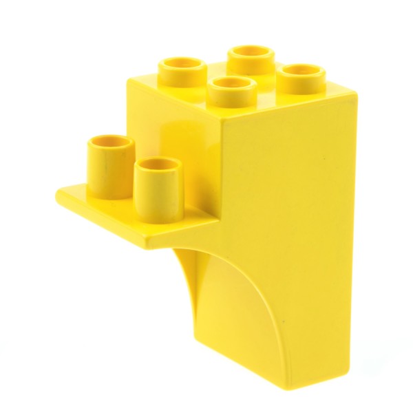 1x Lego Duplo Bogen Stein B-Ware abgenutzt 2x3x3 gelb Träger 1041 Duphalfarch