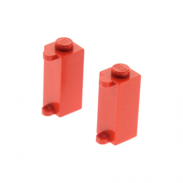 2 x Lego System Zarge rot 1x1x2 Gatter Türangel Tor Fenster Tür Halterung Fensterladen 4207299 3581