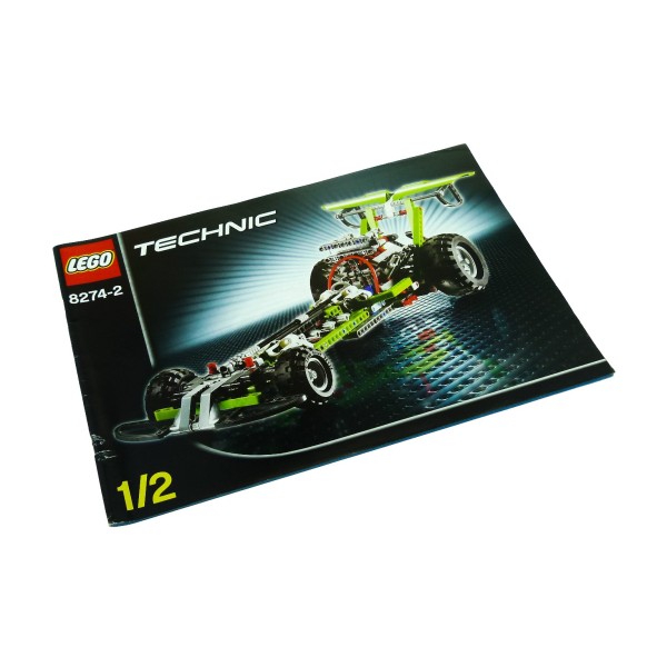 1x Lego Technic Bauanleitung 1/2 Combine Harvester 8274-2 Dragster Car 8274