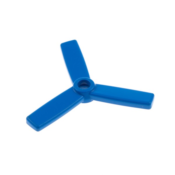 1x Lego Duplo Propeller blau 3 Rotor Blätter Öffnung klein Flugzeug 6352