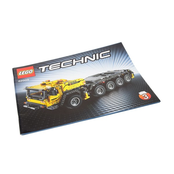 1x Lego Technic Bauanleitung Heft 3 Model Mobiler Kran Mk II 42009