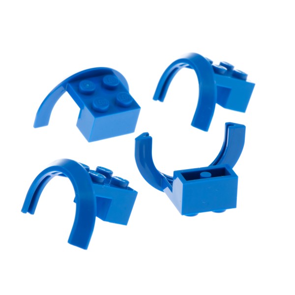 4x Lego Radkasten 4x2 1/2 x 1 2/3 blau Kotflügel Rad Abdeckung 6055429 50745