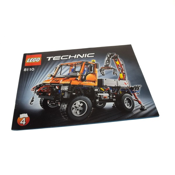 1x Lego Technic Bauanleitung Nr 4 Pneumatik Mercedes-Benz Unimog U 400 8110