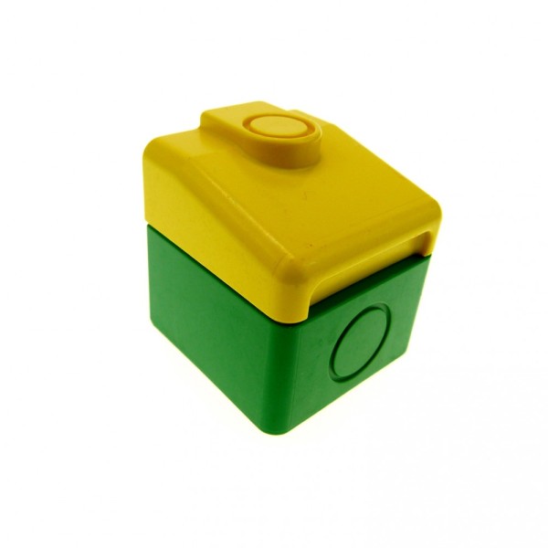1 x Lego Duplo Aufsatz Zug grün gelb Kabinen Vorderteil für Eisenbahn Lokomotive Elektrische Diesel Lok Ersatzteil Set 5093 9166 2730 6409c01