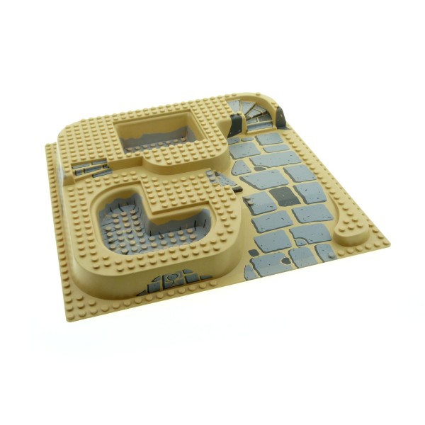 1x Lego 3D Bau Platte beige tan 32x32x3 Adventurers Ägypten 5978 6092pb03