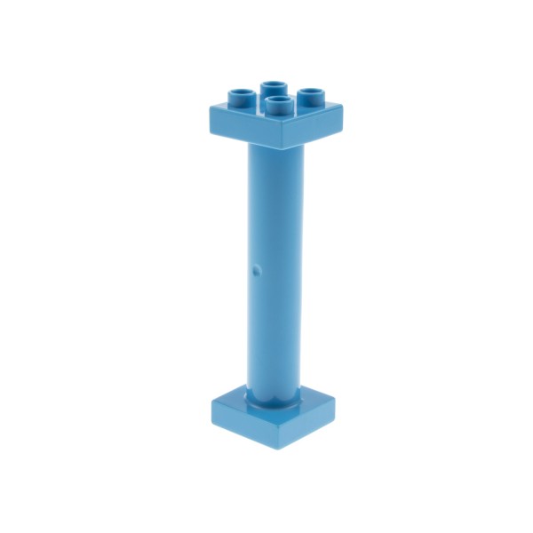 1x Lego Duplo Stütze 2x2x6 hell blau Träger Säule Ständer Brücken Pfeiler 57888