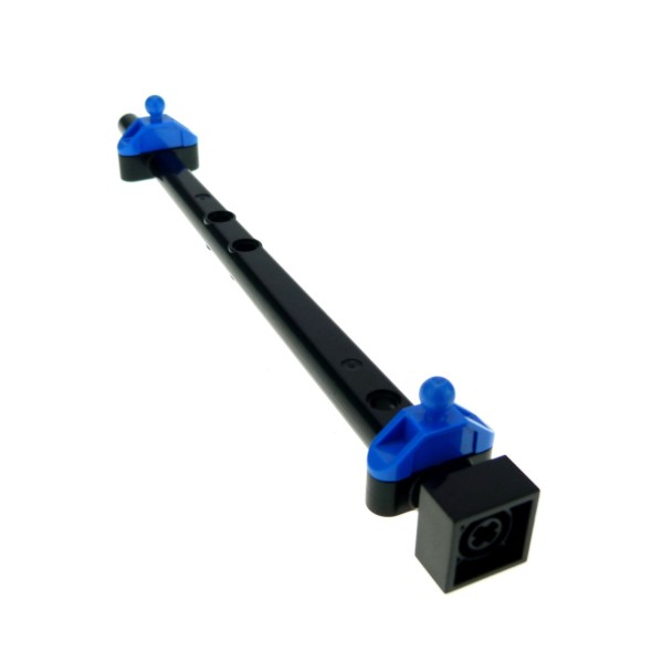 1 x Lego System Stütze schwarz blau 2x2x20 mit Halterung Triangel Kugelkopf Boot Schiff Mast Säule Pfeiler Träger Piraten 47972 48002b 