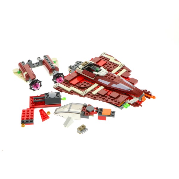 1x Lego Set Star Wars Republic Striker Starfighter 9497 vergilbt unvollständig