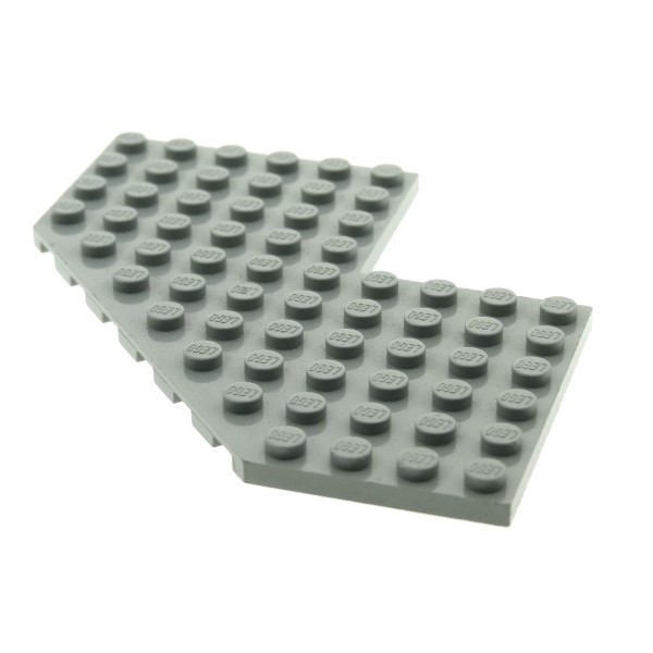 1x Lego Bau Platte 10x10 alt-hell grau Winkelplatte 4x4 Ausschnitt 4159228 2401