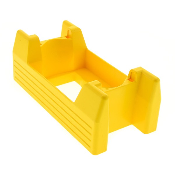 1 x Lego Duplo Eisenbahn Anhänger Aufsatz gelb ohne Dach Zug Intelli Set 9125 3327 42397
