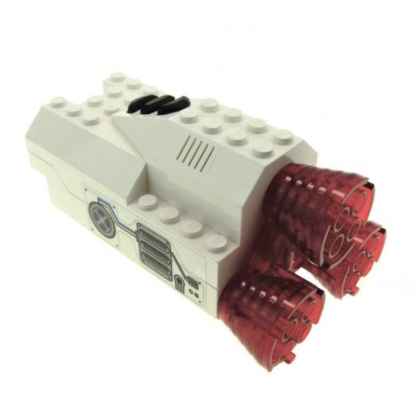 1x Lego Electric Light & Sound Modul Rakete weiß geprüft 30354 30351pb01c01