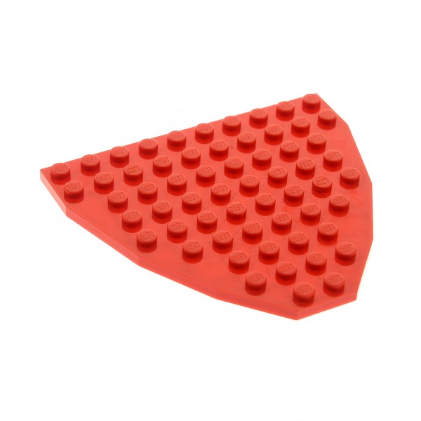 1x Lego Boot Rumpf Bug Deck Bau Platte rot 9x10 Piraten Schiff 6541 2621