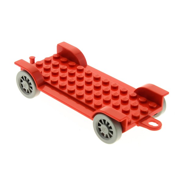1x Lego Fabuland Fahrzeug 12x6x2 rot Chassis Fahrgestell Auto 4326 x852c01