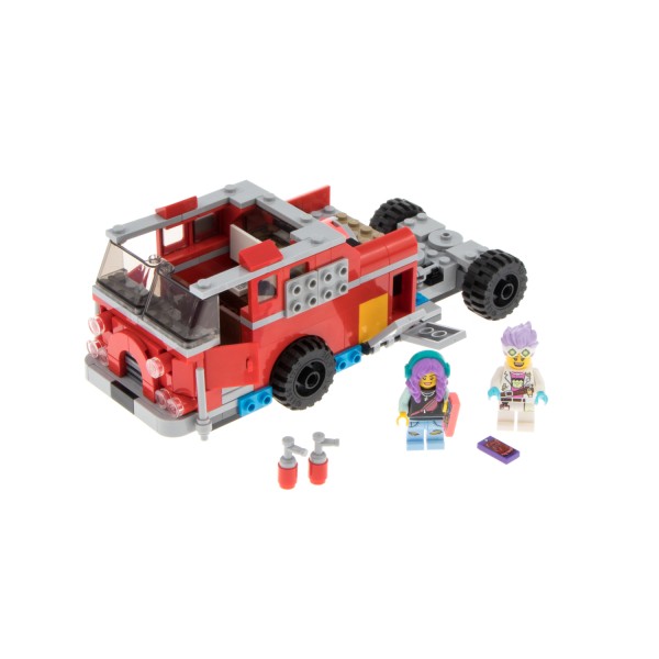 1x Lego Set Hidden Side Phantom Feuerwehr Truck 70436 rot grau unvollständig
