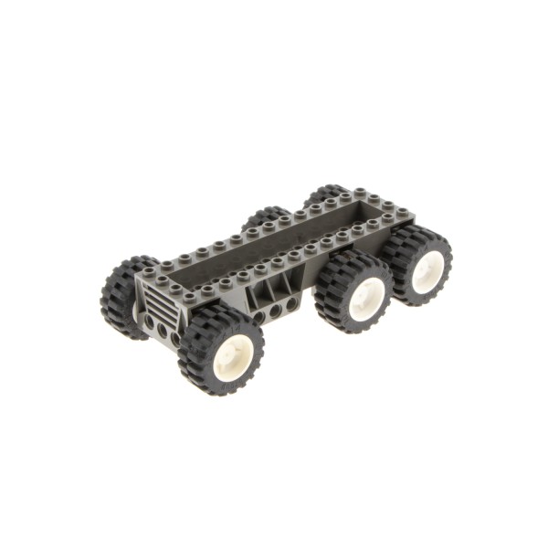 1x Lego Fahrgestell 4x14x2 1/3 alt-dunkel grau LKW Unterbau Chassis 30642 