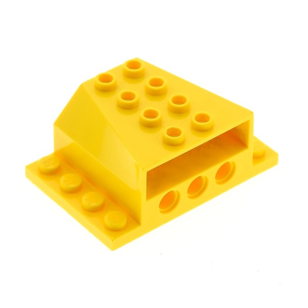 1x Lego Motorblock 4x6x2 gelb Motorhaube Auto Fahrzeug Boot Schiff 4654 45407