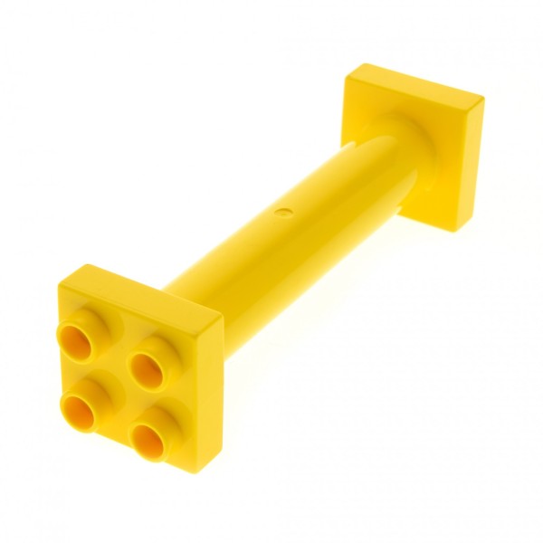 1x Lego Duplo Stütze 2x2x6 gelb Träger Säule Ständer Pfeiler Mast 6168 57888