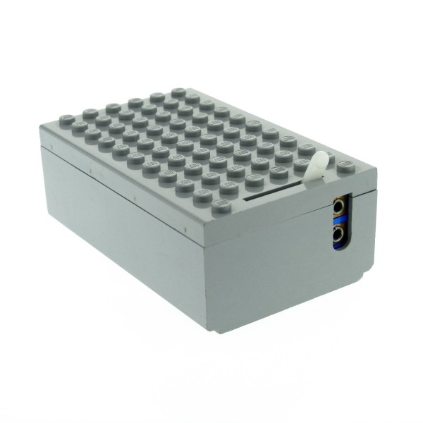 1x Lego Elektrik Batteriekasten 4.5V alt-hell grau 6x11x3 Box geprüft bb0045c03