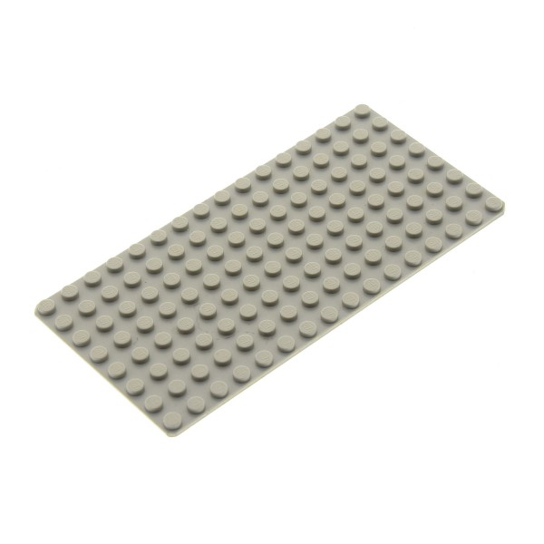 1x Lego Bau Platte 16x8 alt-hell grau flach Grundplatte Set 7413 10036 1351 3865