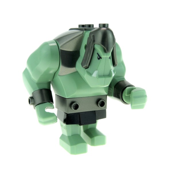 1x Lego Figur Fantasy Era Troll sand grün Riese Schachfigur cas364