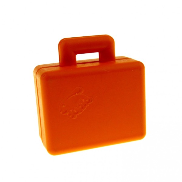 1x Lego Duplo Koffer orange Reise Tasche Figur Zubehör Puppenhaus 4624835 6427