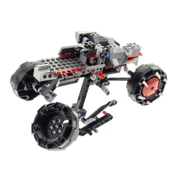 1 x Lego System Set Modell Legends of Chima 70004 Wakz' Pack Tracker Wolf grau Auto incomplete unvollständig 