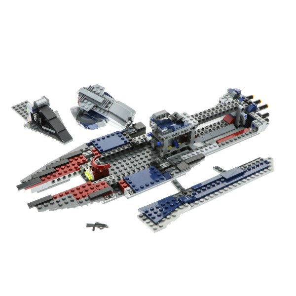1x Lego Teile Set Star Wars Clone Wars The Malevolence 9515 grau unvollständig