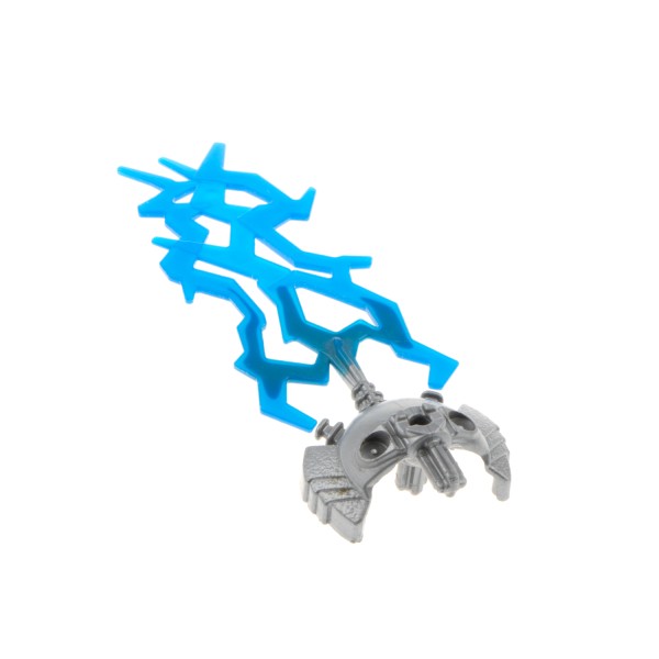 1x Lego Bionicle Waffe Schwert Licht Blitz 4x12x2 grau blau 6217 87812pb02