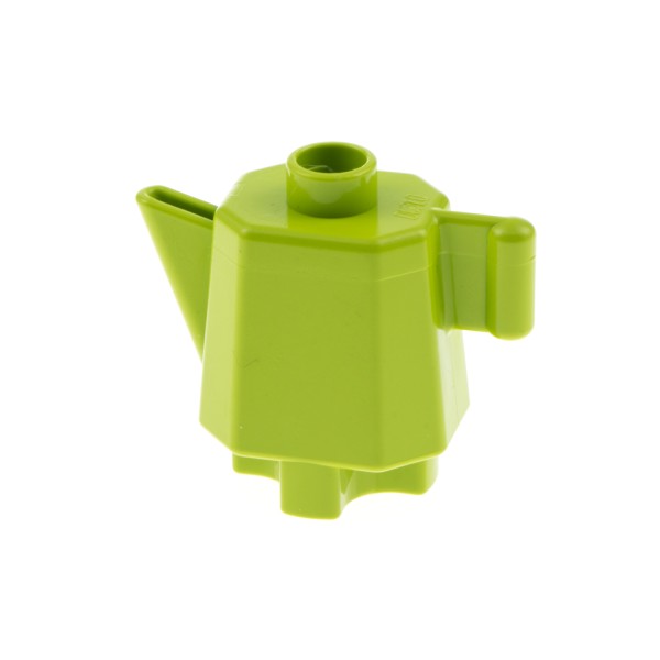 1x Lego Duplo Geschirr Kanne lime hell grün hoch Kaffee Tee Milch Küche 31041