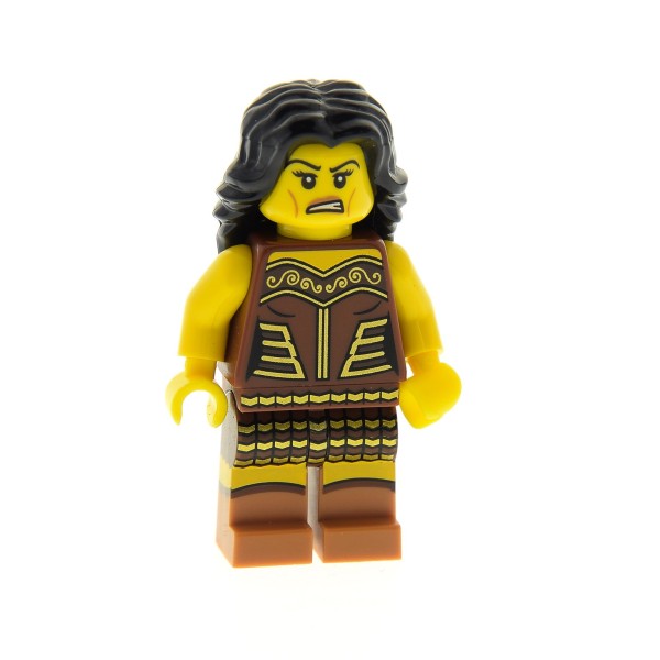 1x Lego Figur Minifiguren Serie 10 Kriegerin Frau col10-4 90396 col148
