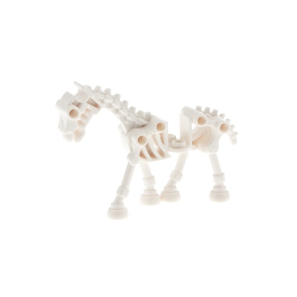 1x Lego Tier Skelett Pferd weiß Fantasy Era 7090 7079 7092 74463 74463 59228