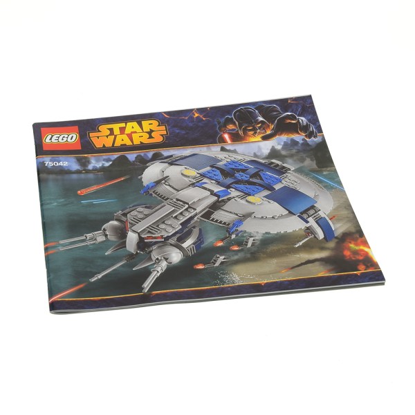 1x Lego Bauanleitung Heft Star Wars Episode 3 Droid Gunship 75042