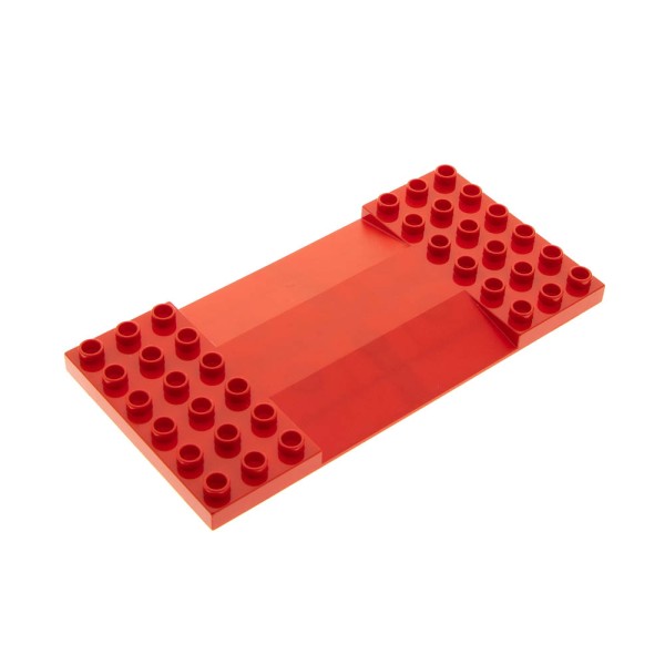 1x Lego Duplo Platte Rampe 6x12 rot Zirkus Set 10504 6020926 95463