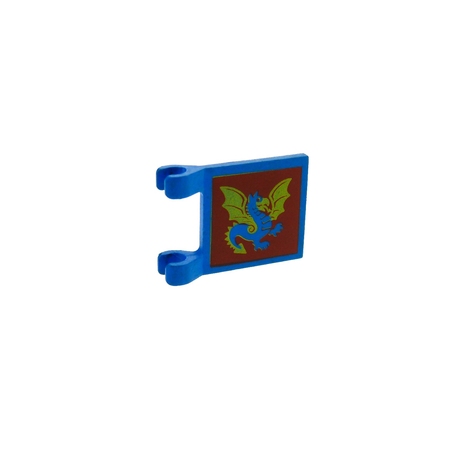 LEGO Flagge mit Drachen blau Blue Flag 2x2 Square with Dragon Pattern 2335px9