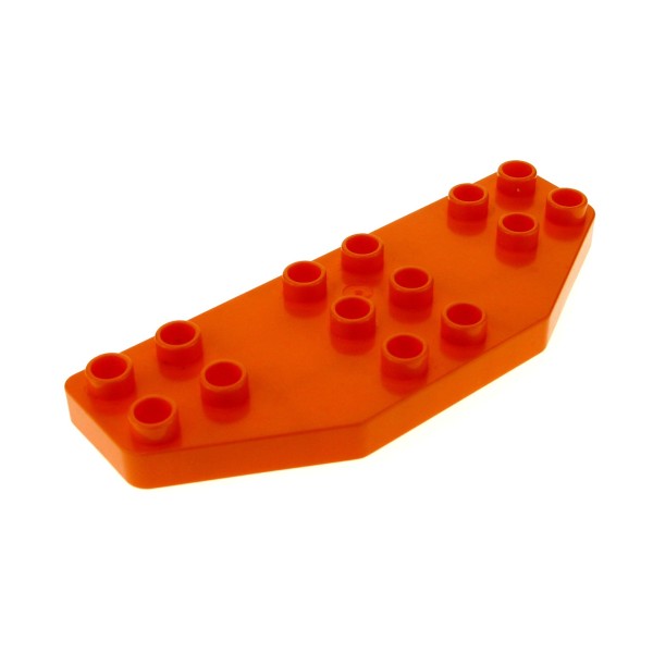 1 x Lego Duplo Tragfläche orange Ruder Flügel Platte 8 x 3 8x3 Passagier Flugzeug Jet Airplane für Set 4965 4691 2156