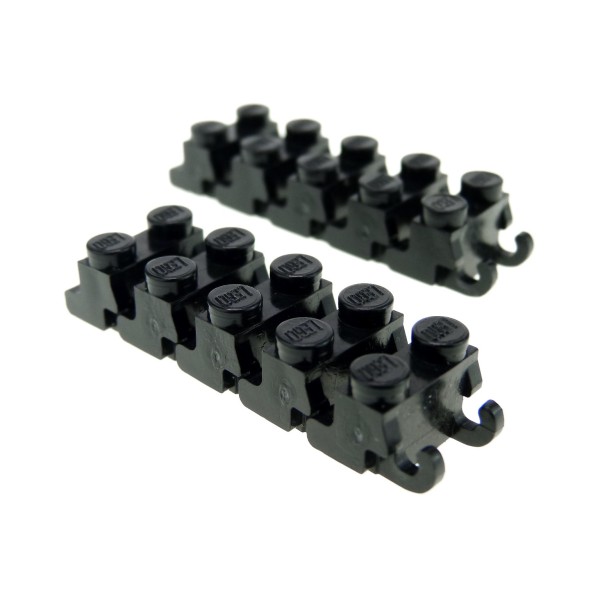 10x Lego Technic Kettenglieder schwarz Panzer Kette Glied 404 912 1116 bb0076
